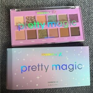 Pink and Purple Eyeshadow Palette with Holographic Packaging